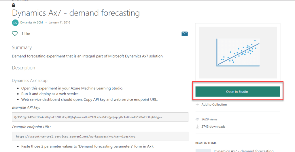 Setting up D365FO Demand Forecasting with Azure Machine Learning | Rob ...